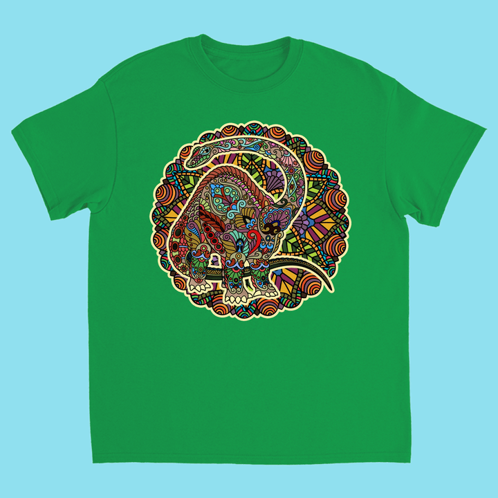 Kids Brontosaurus Mandala T-Shirt | Jurassic Studio