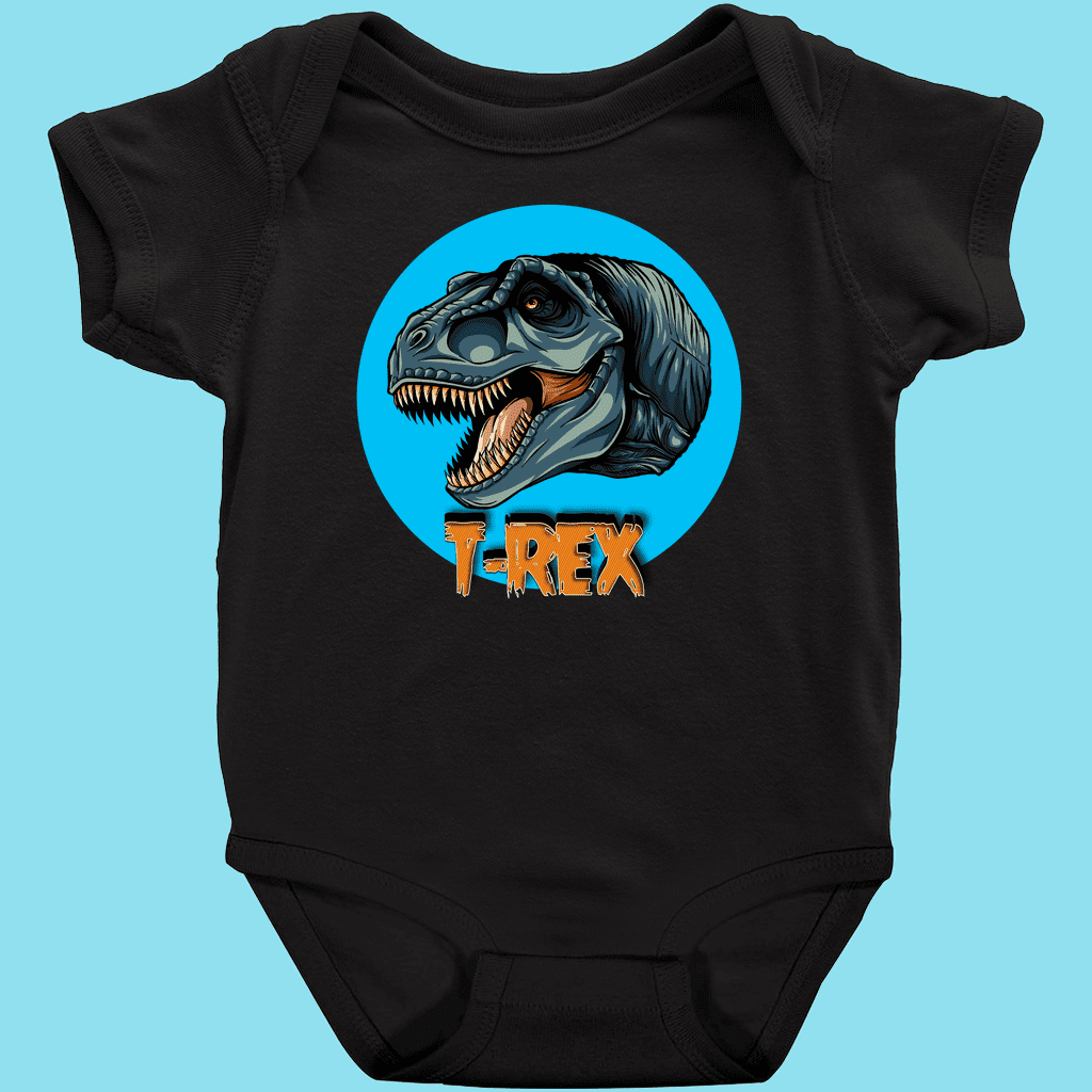 Toddler T-rex Shirt Toddler T-rex Head Onesie Jurassic Studio