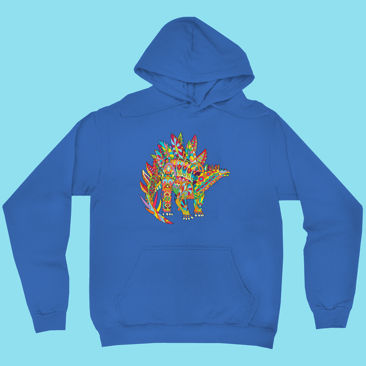 Men Stegosaurus Zentangle Hoodie | Jurassic Studio