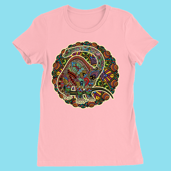 Women Brontosaurus Mandala T-Shirt | Jurassic Studio