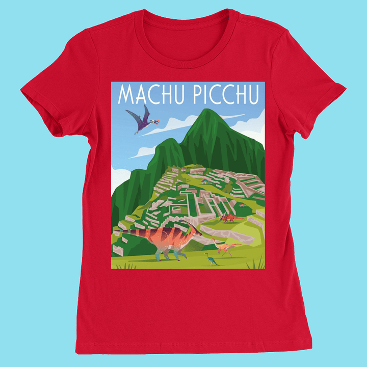 Women Machu Picchu T-Shirt | Jurassic Studio