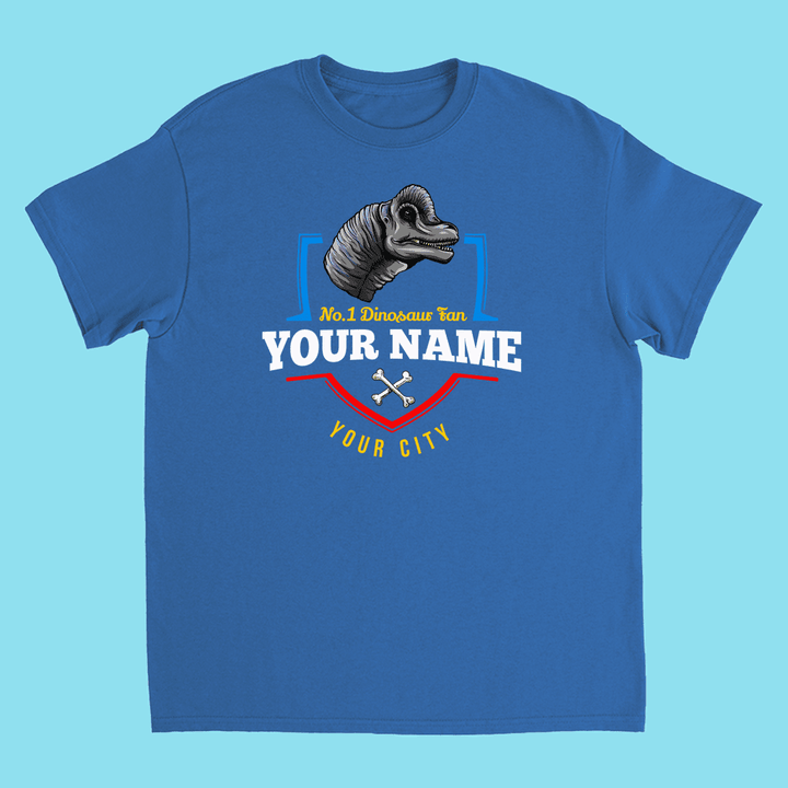 N.1 Brontosaurus Fan Custom Kids T-Shirt | Jurassic Studio
