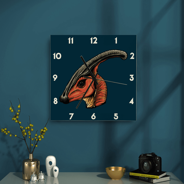 11 Inch Hadrosaur Wall Art Clock | Jurassic Studio