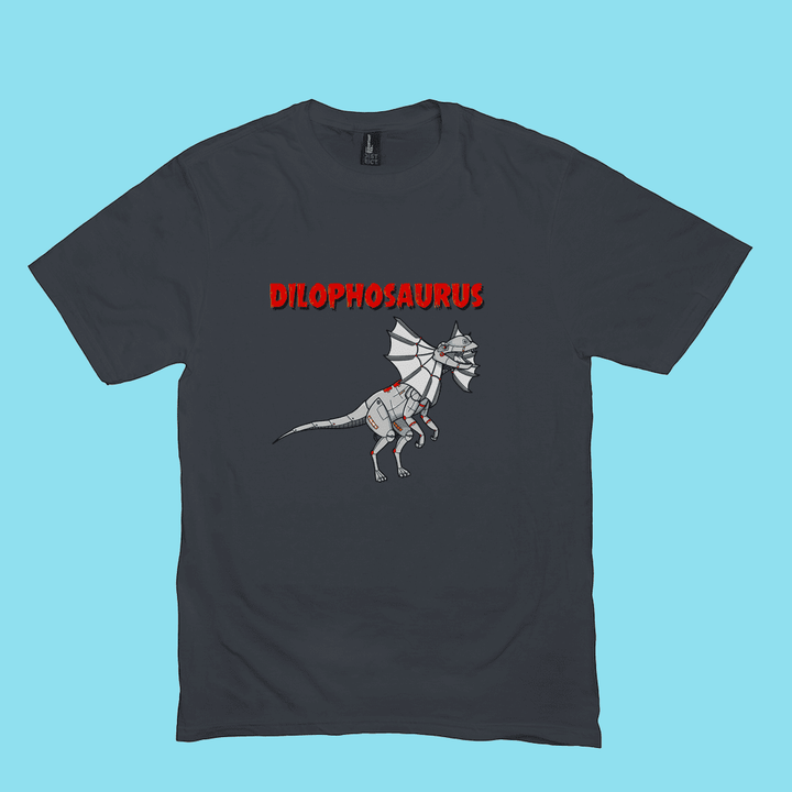 Men Robot Dilophosaurus T-Shirt | Jurassic Studio
