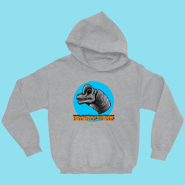 Kids Brontosaurus Head Hoodie | Jurassic Studio