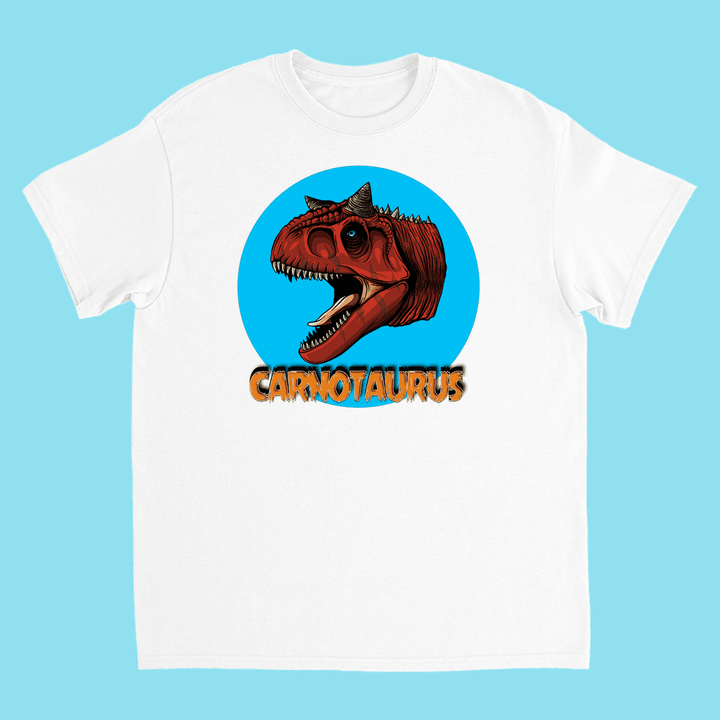 Kids Carnotaurus Head T-Shirt | Jurassic Studio