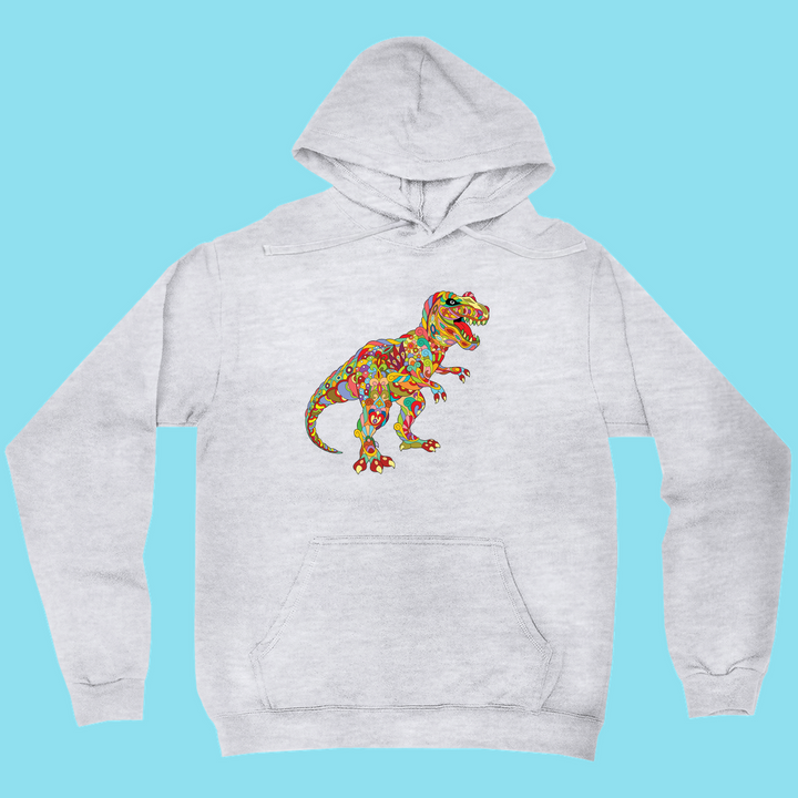 Men T-Rex Zentangle Hoodie | Jurassic Studio