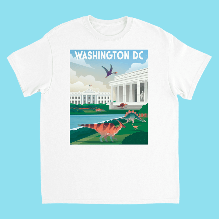 Kids Washington DC T-Shirt | Jurassic Studio