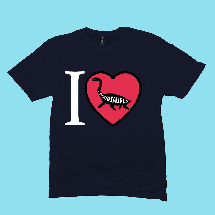 Men I Love Plesiosaurus T-Shirt | Jurassic Studio