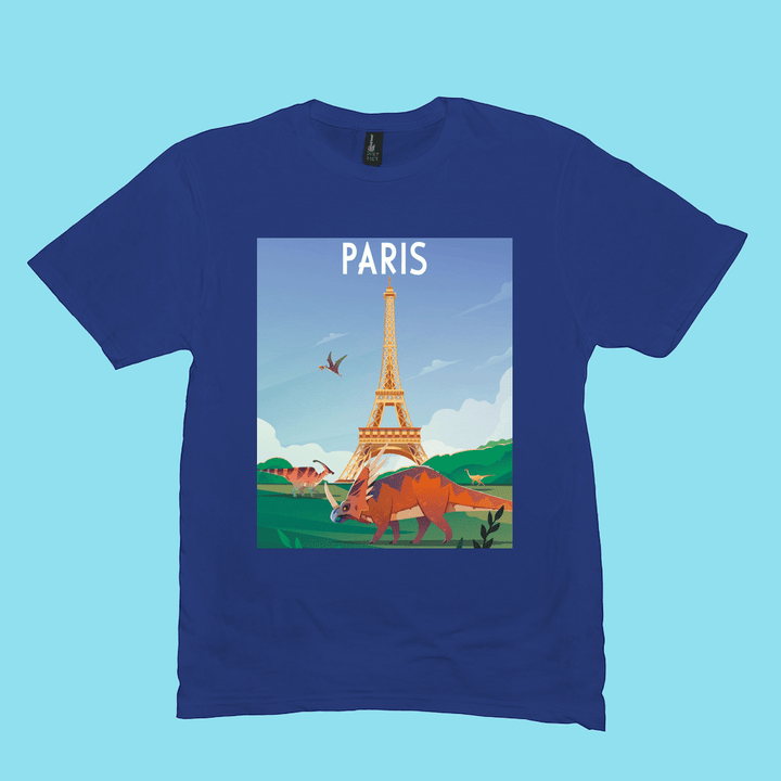 Men Paris T-Shirt | Jurassic Studio