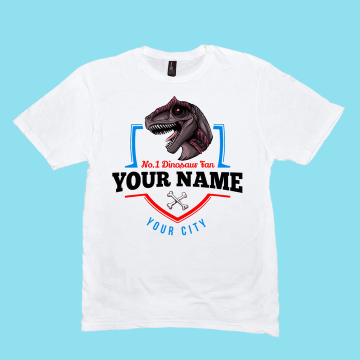 N.1 Allosaurus Fan Custom Men T-Shirt | Jurassic Studio