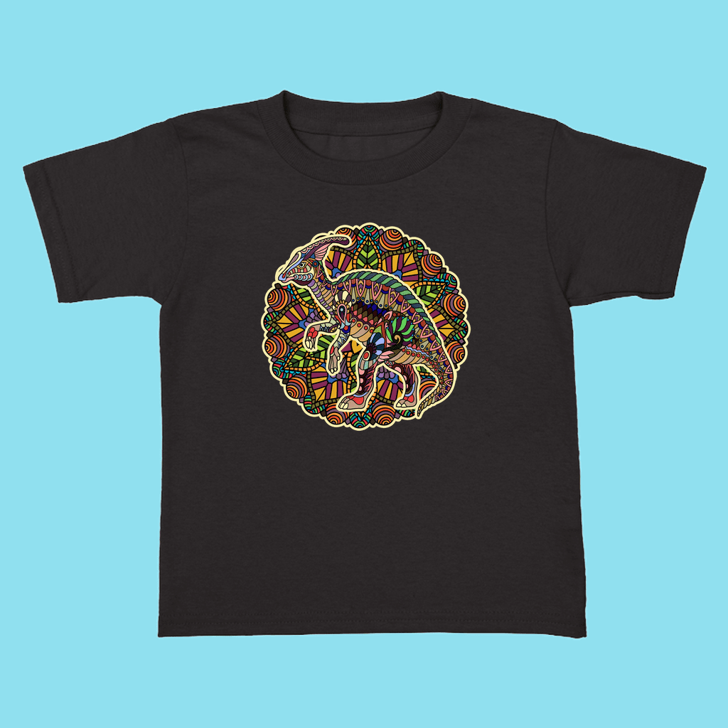 Toddler Hadrosaur Mandala T-Shirt | Jurassic Studio