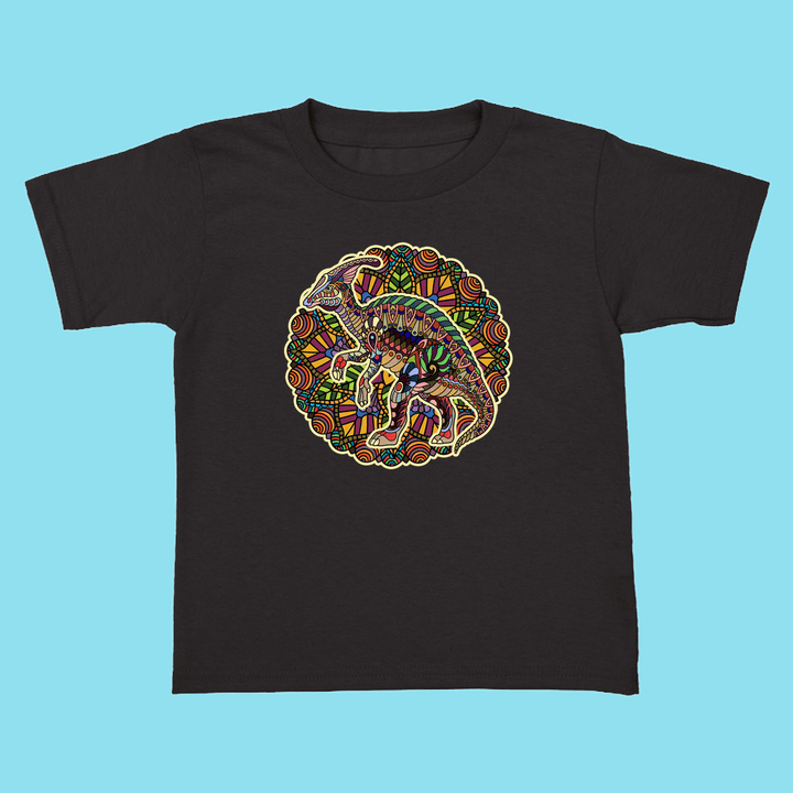 Toddler Hadrosaur Mandala T-Shirt | Jurassic Studio