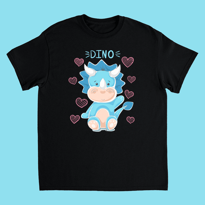 Kids Baby Blue Dino T-Shirt | Jurassic Studio