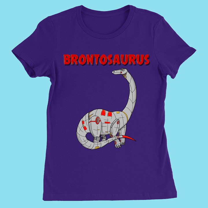 Women Robot Brontosaurus T-Shirt | Jurassic Studio