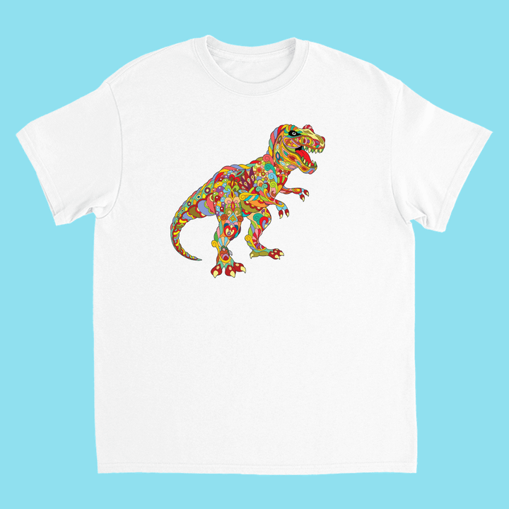 Kids T-Rex Zentangle T-Shirt | Jurassic Studio