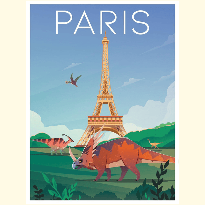 Paris Poster | Jurassic Studio
