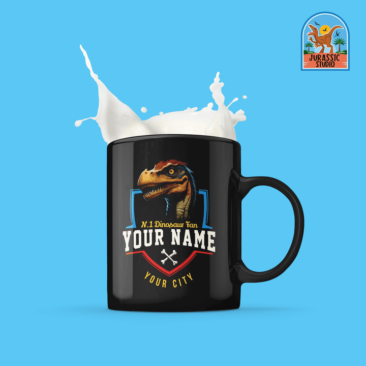 N.1 Velociraptor Fan Custom Mug | Jurassic Studio