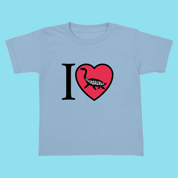 Toddler I Love Plesiosaurus T-Shirt | Jurassic Studio