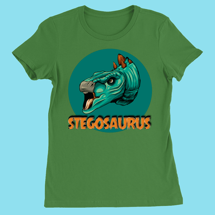 Women Stegosaurus Head T-Shirt | Jurassic Studio
