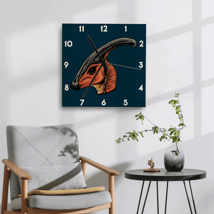 11 Inch Hadrosaur Wall Art Clock | Jurassic Studio