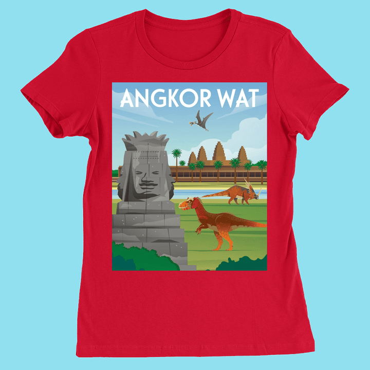Women Angkor Wat T-Shirt | Jurassic Studio