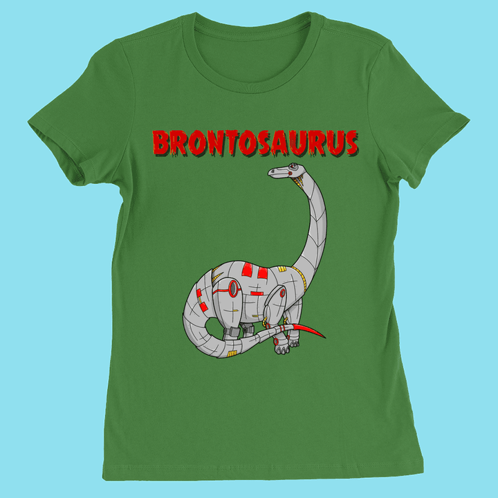 Women Robot Brontosaurus T-Shirt | Jurassic Studio