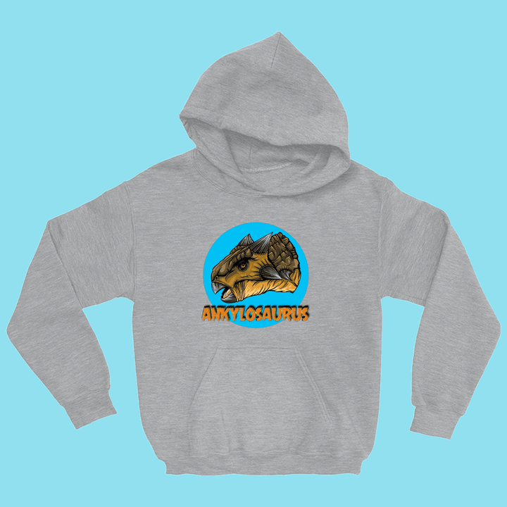 Kids Ankylosaurus Head Hoodie | Jurassic Studio