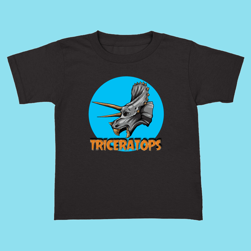 Toddler Triceratops Heads T-Shirt | Jurassic Studio