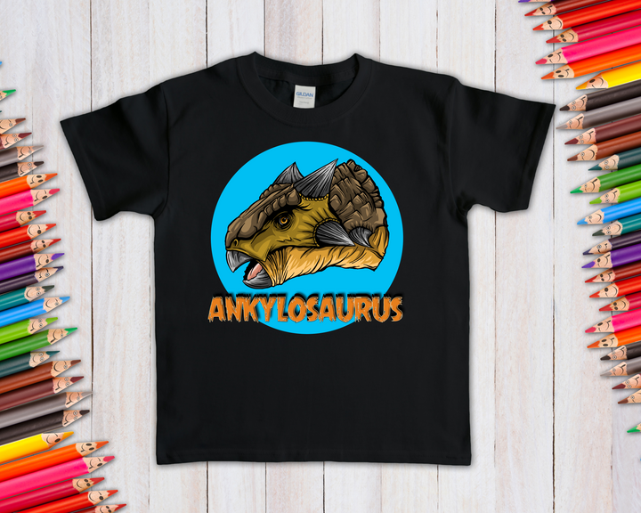 Kids Ankylosaurus Head T-Shirt | Jurassic Studio
