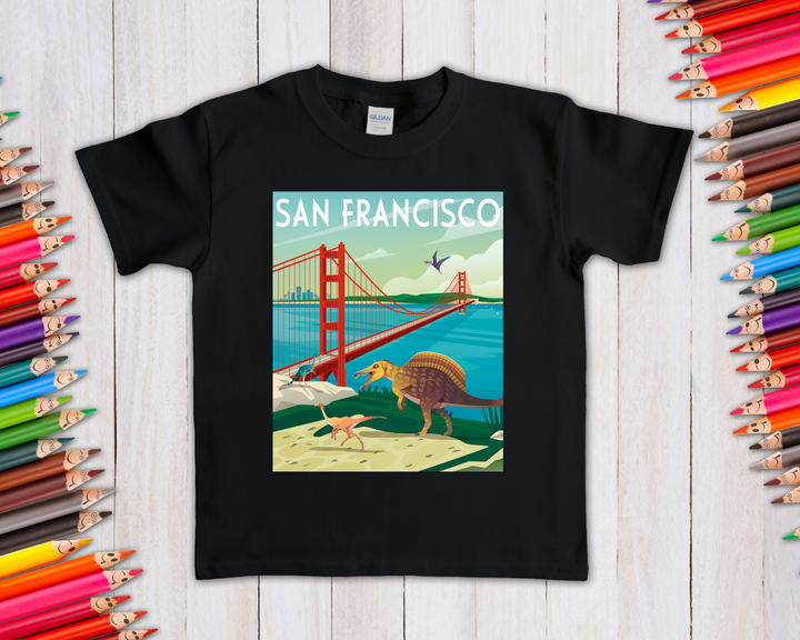 Kids San Francisco T-Shirt | Jurassic Studio