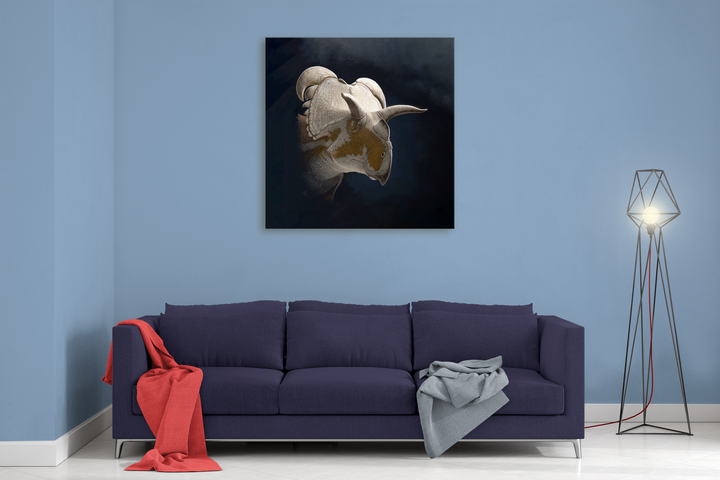 Medusaceratops Portrait Canvas Wrap