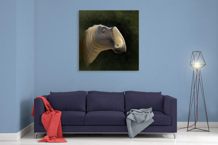 Gryposaurus Portrait Canvas Wrap | Jurassic Studio