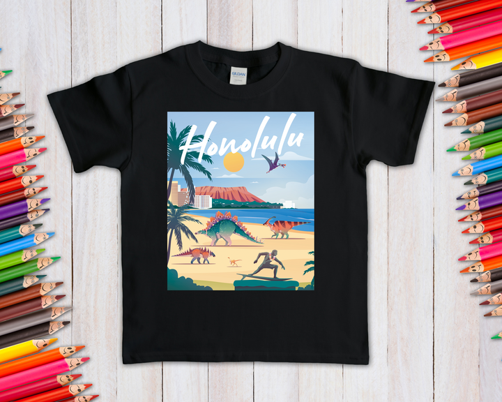 Kids Honolulu T-Shirt | Jurassic Studio