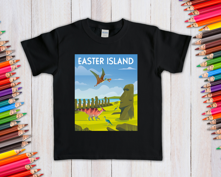 Kids Easter Island T-Shirt | Jurassic Studio