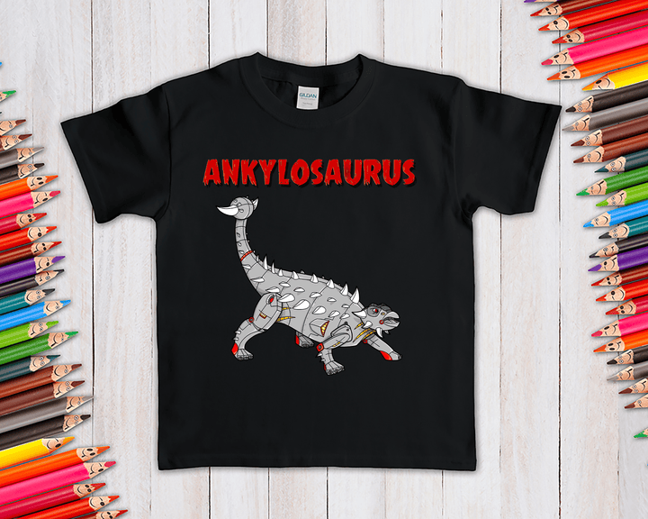 Kids Robot Ankylosaurus T-Shirt | Jurassic Studio