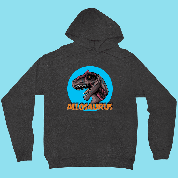 Men Allosaurus Head Hoodie | Jurassic Studio