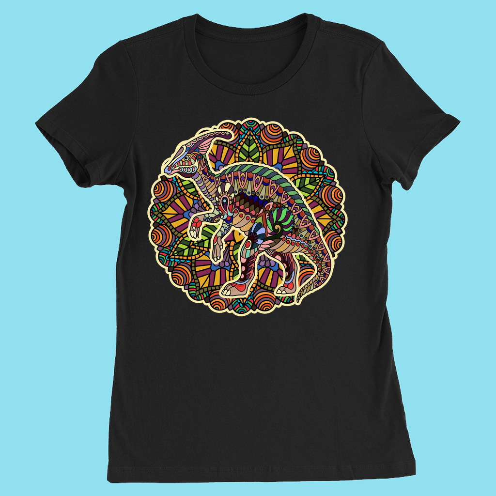 Women Hadrosaur Mandala T-Shirt | Jurassic Studio