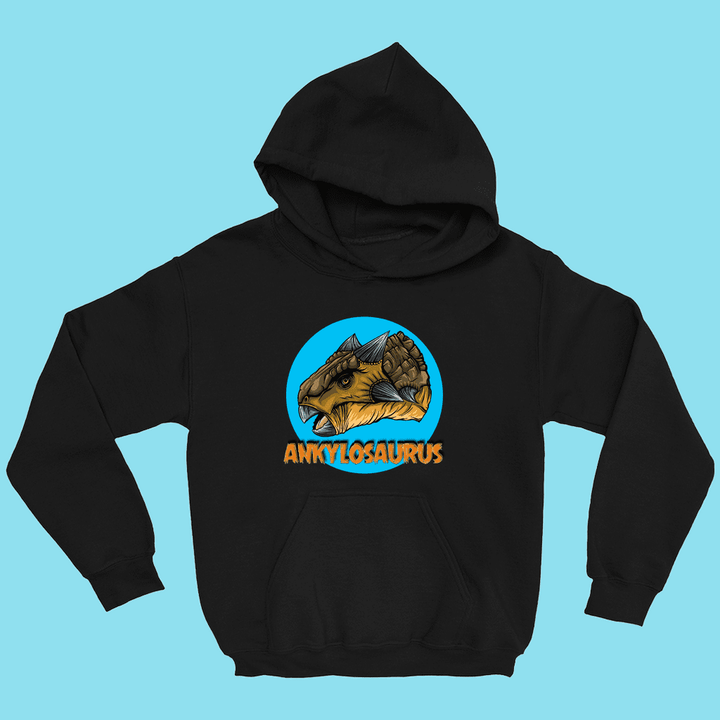 Kids Ankylosaurus Head Hoodie | Jurassic Studio