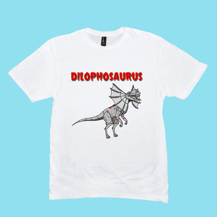 Men Robot Dilophosaurus T-Shirt | Jurassic Studio