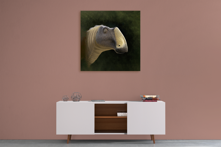 Gryposaurus Portrait Canvas Wrap | Jurassic Studio