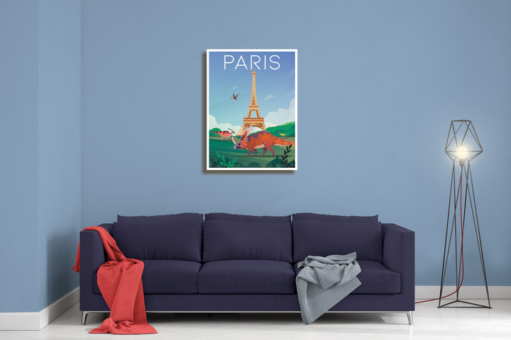 Paris Canvas Wrap | Jurassic Studio