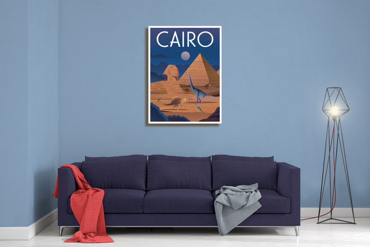 Cairo Canvas Wrap | Jurassic Studio