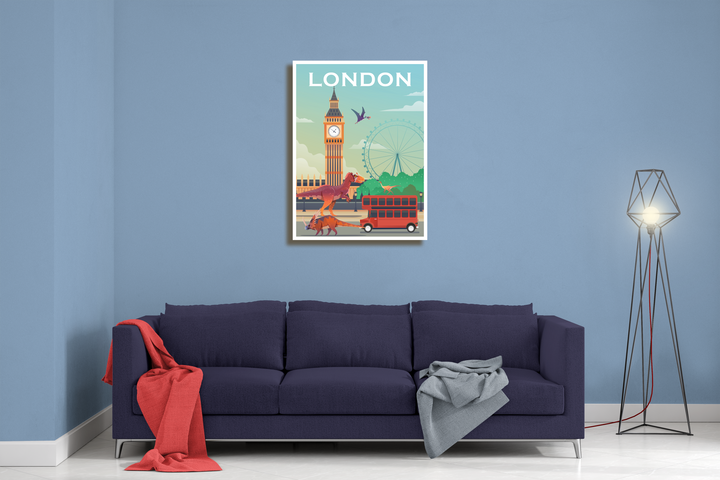 London Canvas Wrap | Jurassic Studio