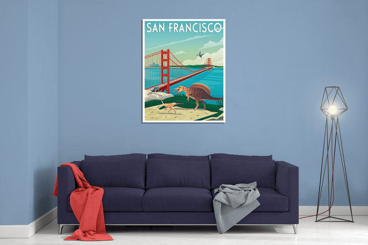 San Francisco Canvas Wrap | Jurassic Studio
