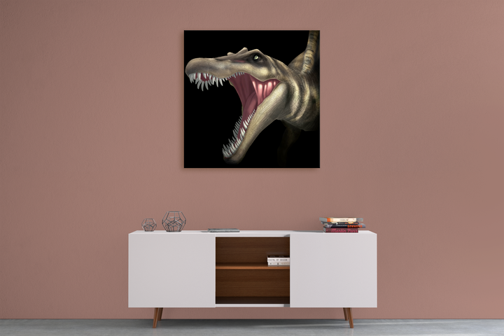 Spinosaurus Portrait Canvas Wrap | Jurassic Studio