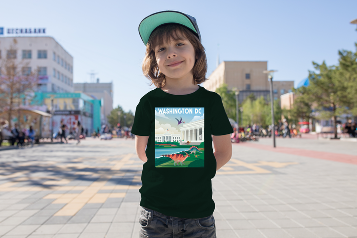 Kids Washington DC T-Shirt | Jurassic Studio