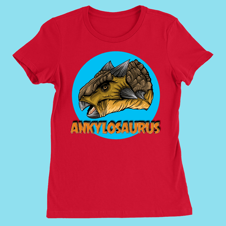 Women Ankylosaurus Head T-Shirt | Jurassic Studio