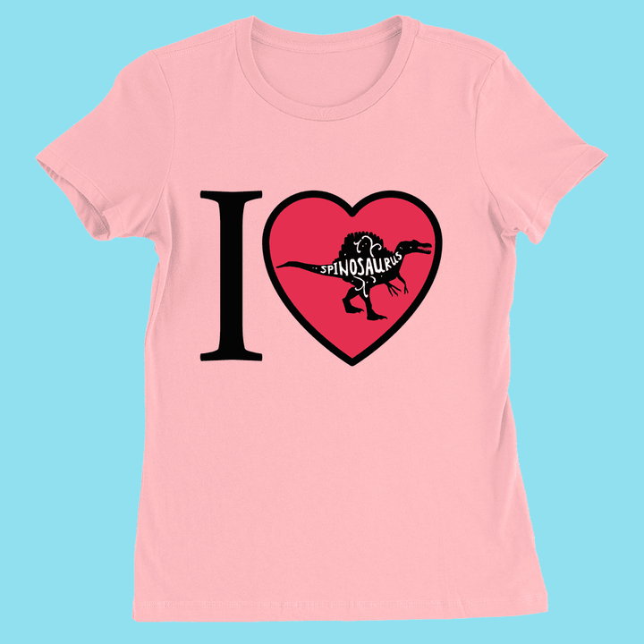 Women I Love Spinosaurus T-Shirt | Jurassic Studio