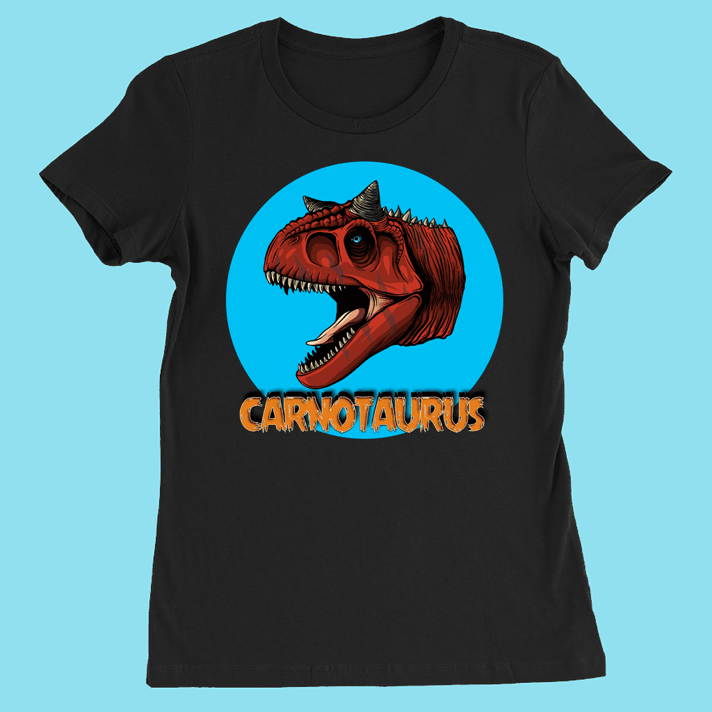 Women Carnotaurus Head T-Shirt | Jurassic Studio